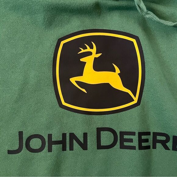 John Deere Core Graphic Logo Hoodie Green- Size Medium - Picture 9 of 10